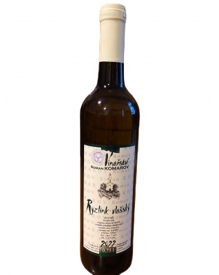 Ryzlink vlašský 2022, Pozdní sběr, suché